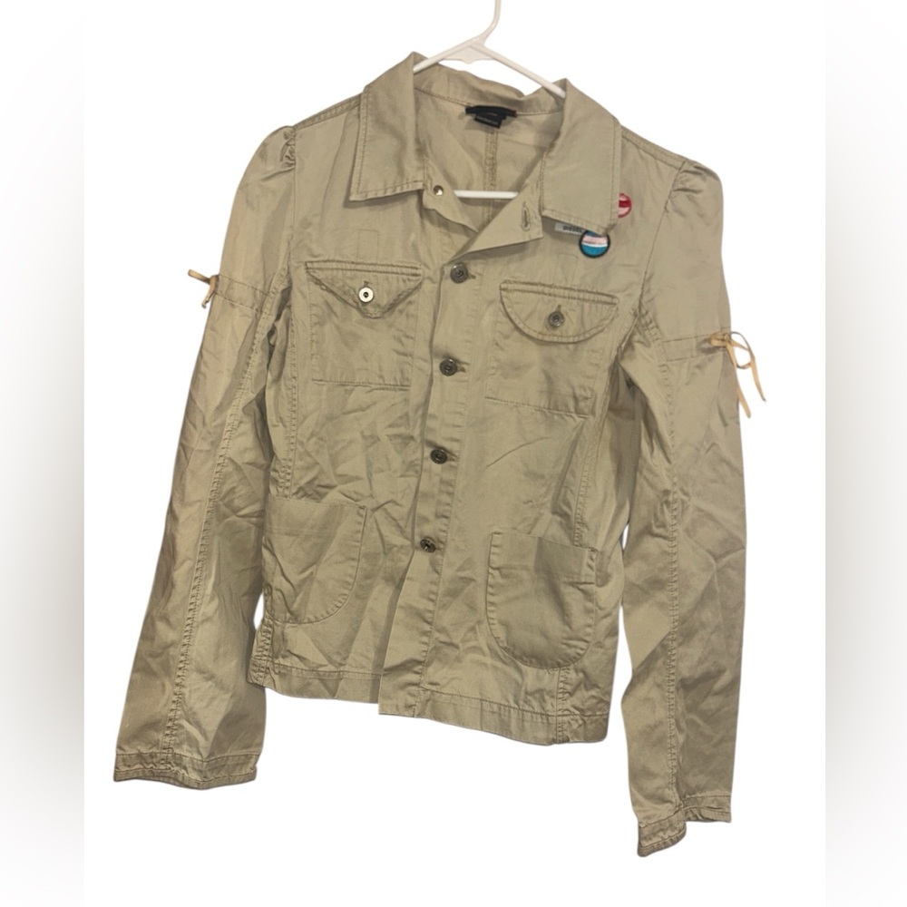 Diesel Y2K Military Utility Shirt Jacket – Size Medium